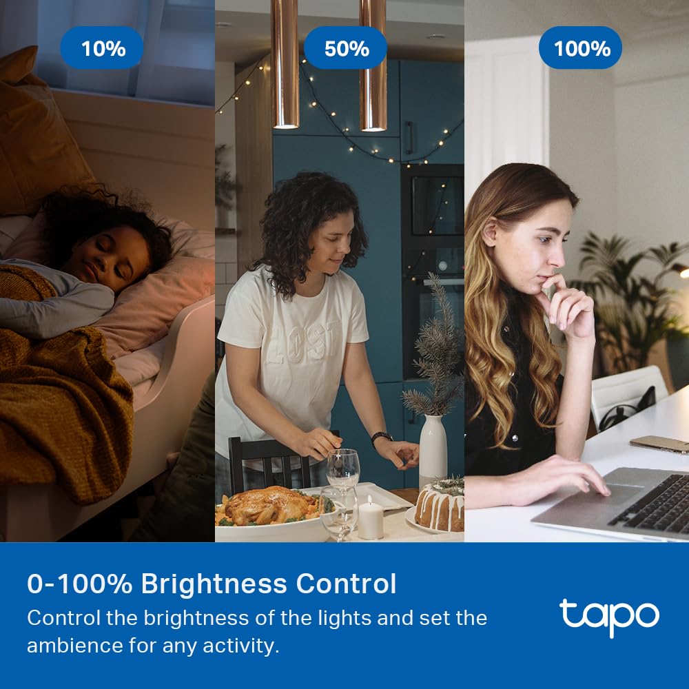 Tapo Matter Smart 3-Way Dimmer Switch Kit, S515D KIT | Energy Monitoring, Neutral Wire Required, Works with Alexa/Siri/Google Home/SmartThings, UL Certified, 2.4GHz Wi-Fi