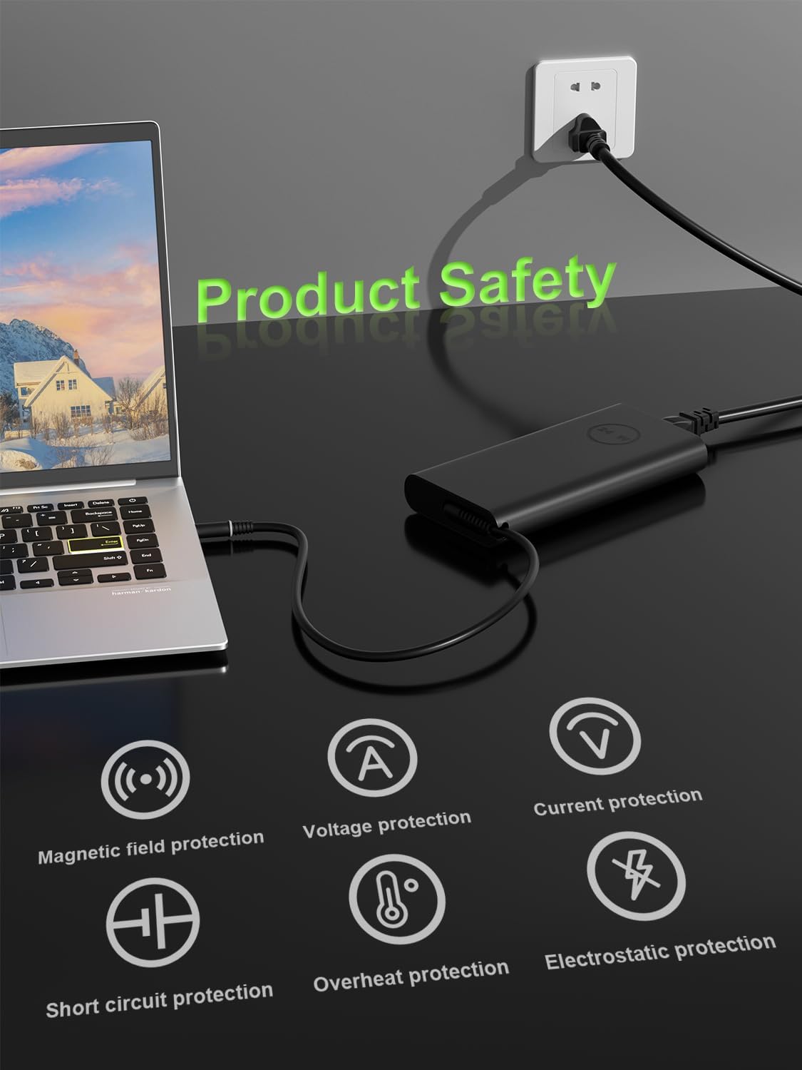 240W Slim Gan Charger Compatible with Dell G16 G15 G7 G5 Alienware x17 x16 x15 M18x X51 17 15 Precision 7780 7770 7680 7670 7560 3260 3551 Laptop, Performance TB16 TB15 Dock