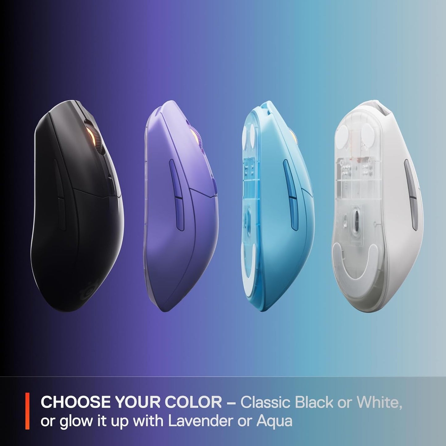 SteelSeries Rival 3 Wireless Gen 2 Gaming Mouse — 2.4GHz and Bluetooth — 18000 DPI TrueMove Air Optical Sensor — 60 Million Click Durability — Light-Weight — 100% PTFE Feet — Black (Renewed)