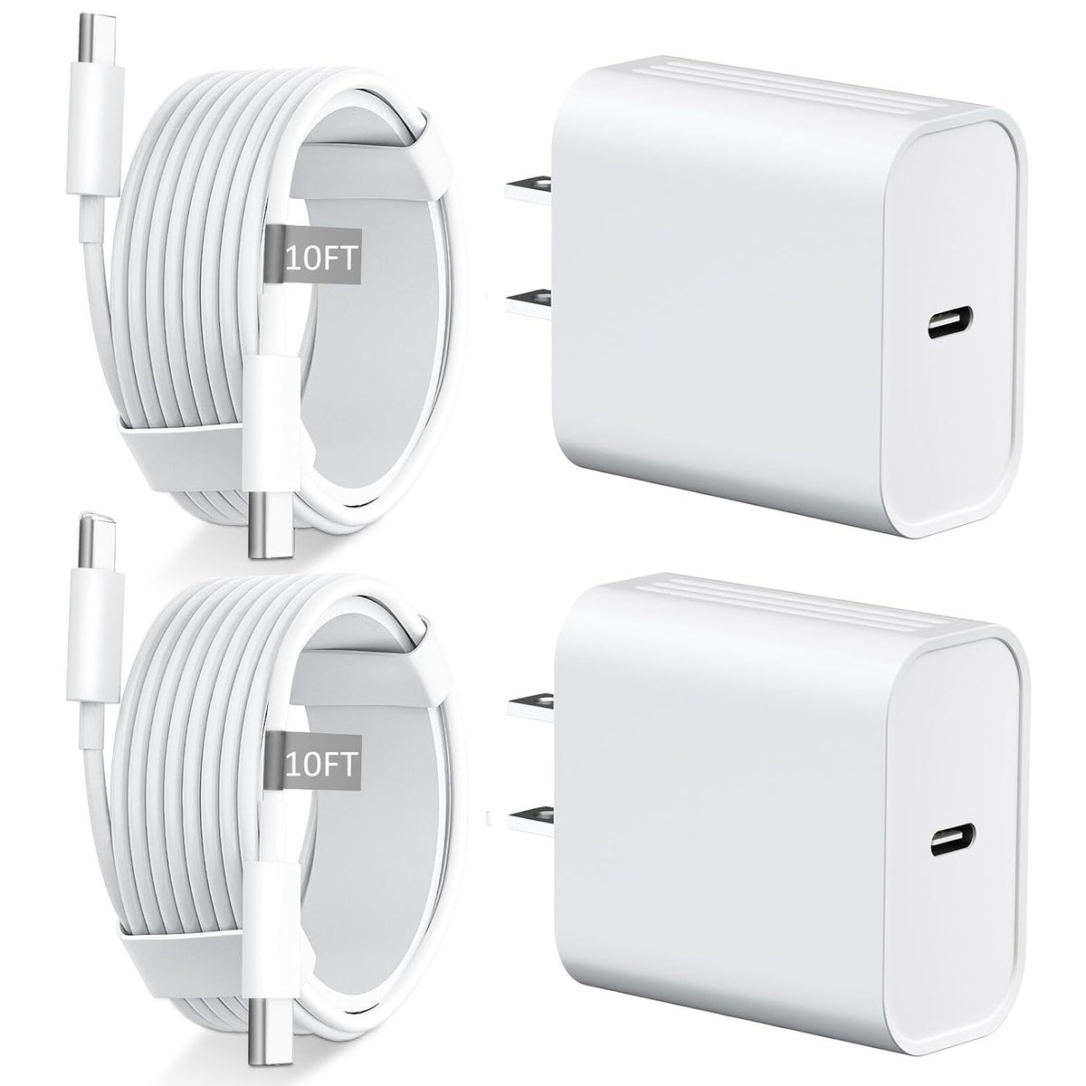 iPhone 18 17 16 Pro Max Charger Fast Charging 10 FT Long USB C Cable Cord