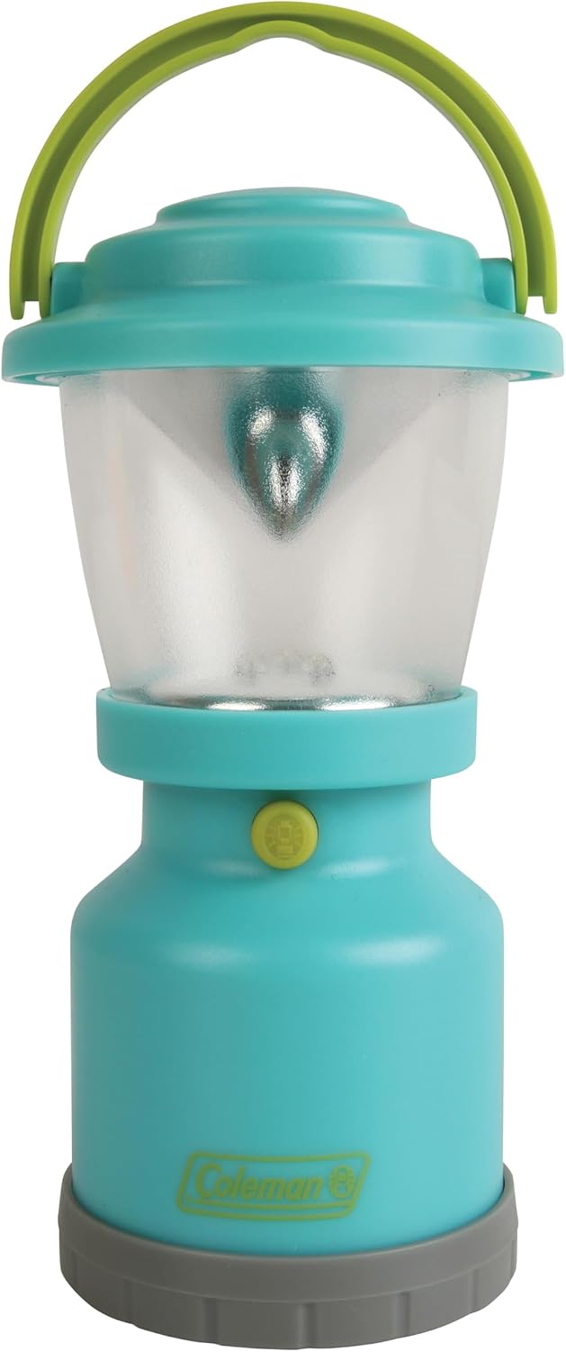 Coleman Kids Adventure Mini LED Lantern, Handheld Children's Lantern with Lifetime LED Bulbs, 16 Hrs Run Time, Water-Resistant Design (Colors May Vary)