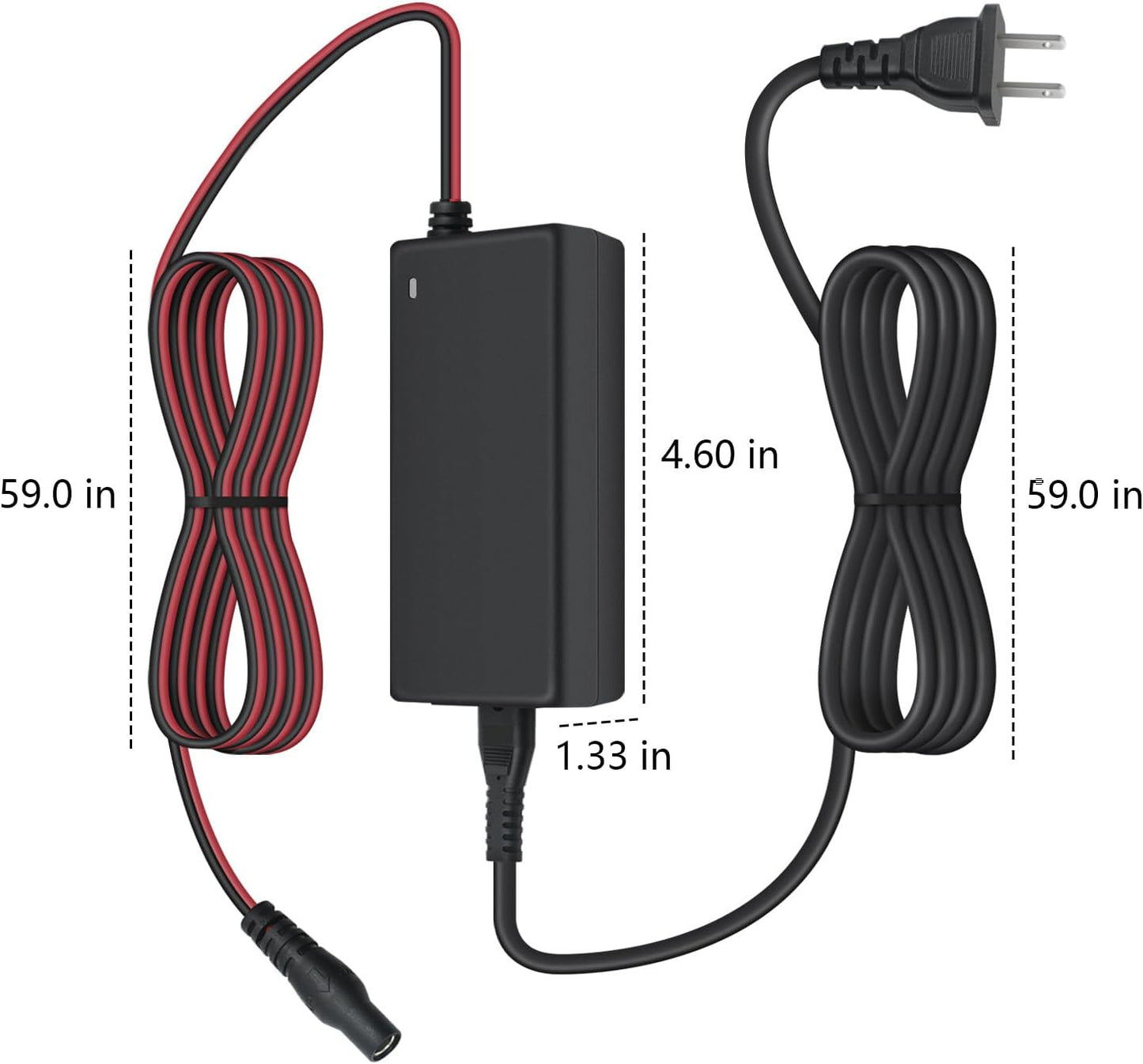 56W 14V Fast Charger for NOCO Boost Jump Starter GB70 GB150 GB250+ | 5X faster than 2A USB — XGC4 lithium charging cable for GB251+ GB500 GB500+ HD UltraSafe jump starters
