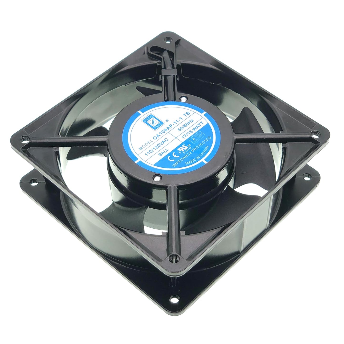for OA109AP-11-1 TB Cooling Fan, 110/120V 17/15W 50/60Hz 120×120×38mm 2-Wire AC AXIAL Fan