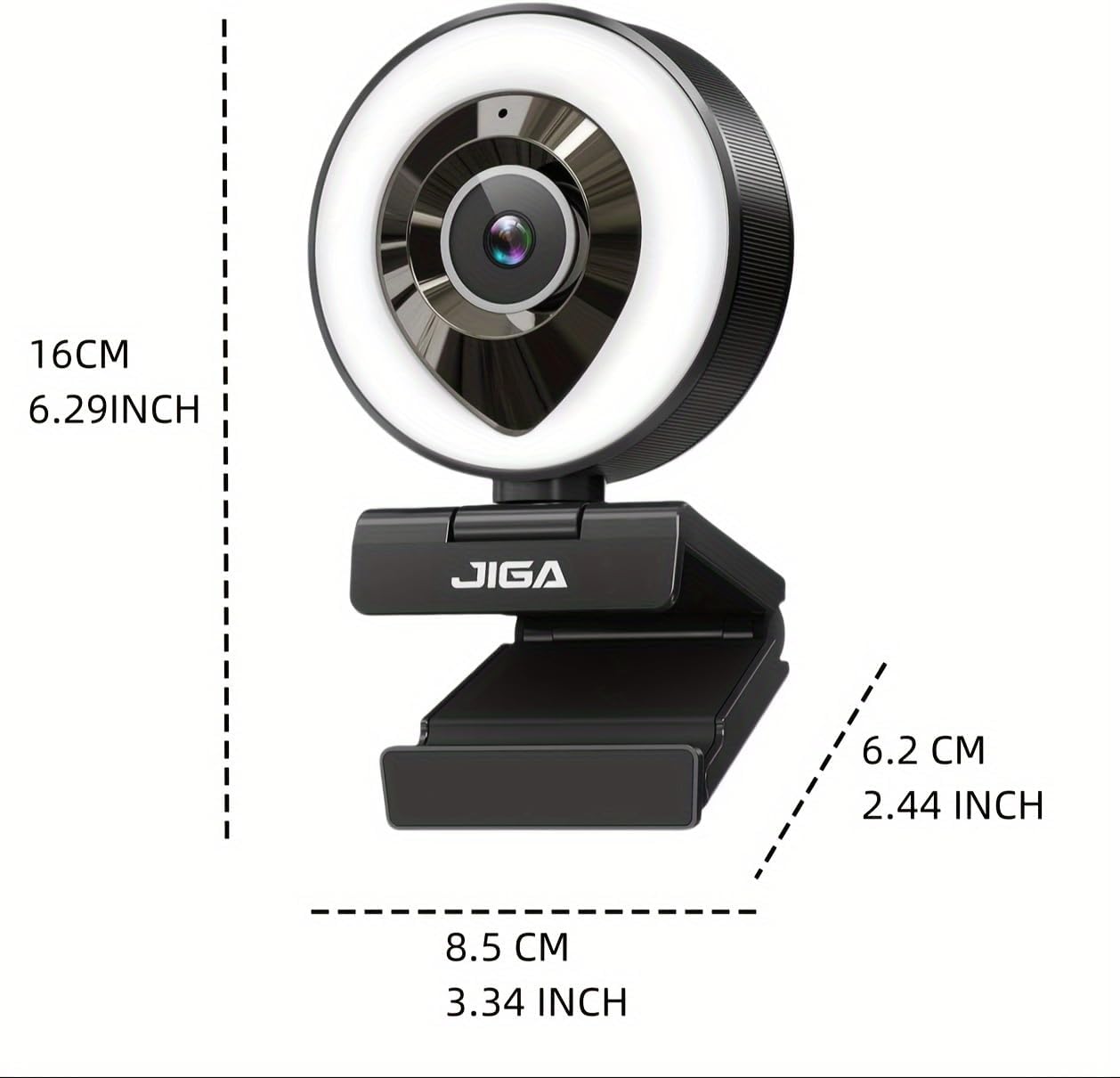 Webcam Computer Camera 1080P with Dual Microphone Adjustable Right Light Web cam for PC Advanced Auto-Focus with Tripod Zoom Streaming Camera Gaming Webcam for Facebook YouTube Xbox Streamer