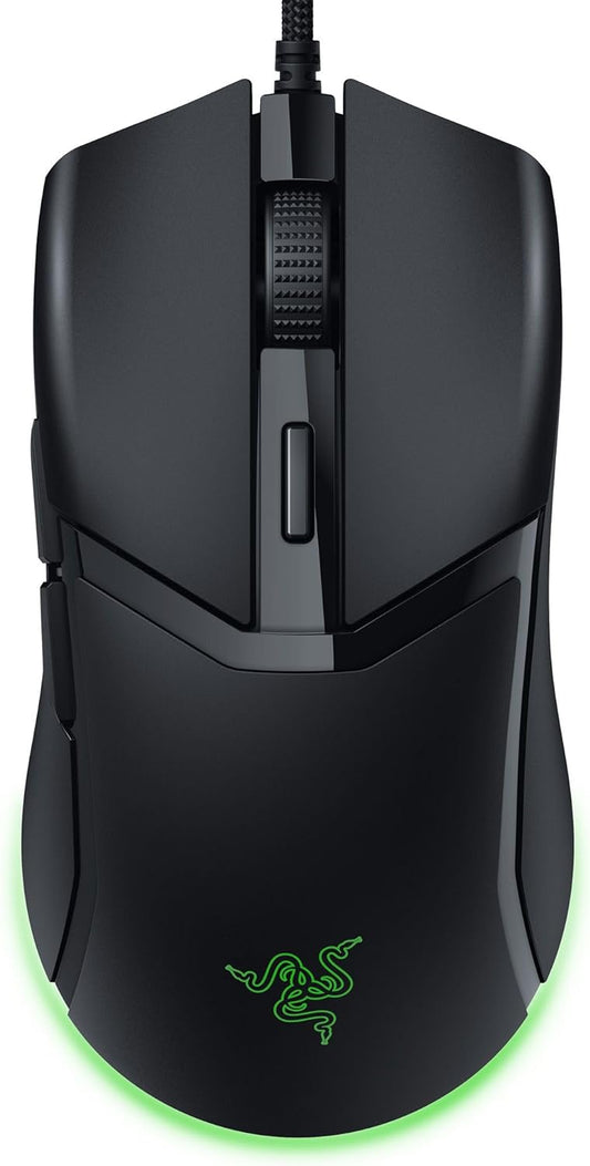Razer Cobra Wired Gaming Mouse, Gen-3 Optical Switches, 58g, Black | Chroma RGB Lighting with Underglow, Precise 8500 DPI Optical Sensor, 100% PTFE Mouse Feet