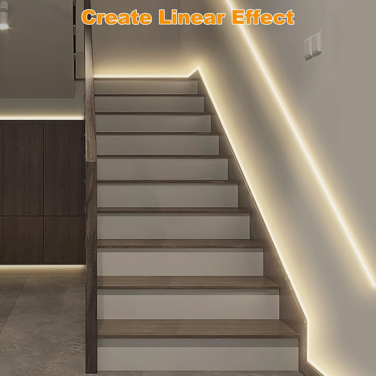 Tatazone Smart White COB Led Strip Light with App and Remote, 16.4ft 3000K Bright Warm White WiFi COB Light Strip Compatible with Alexa Google, Dimmable Indoor Led Lights for Mirror, Cabinet, Kitchen