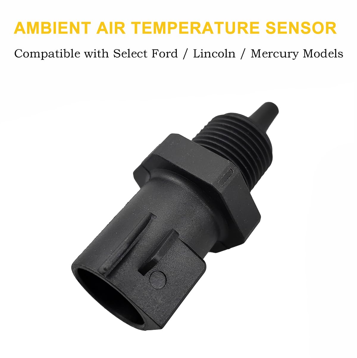 AE5Z12A647A Ambient Air Temperature Sensor Replacement Fit for Ford Models | Fit Ford F-150, Escape,Expedition,Lincoln Navigator,Mercury Grand Marquis/ F150 ,expedition, Mustang GT Replaces #902-021