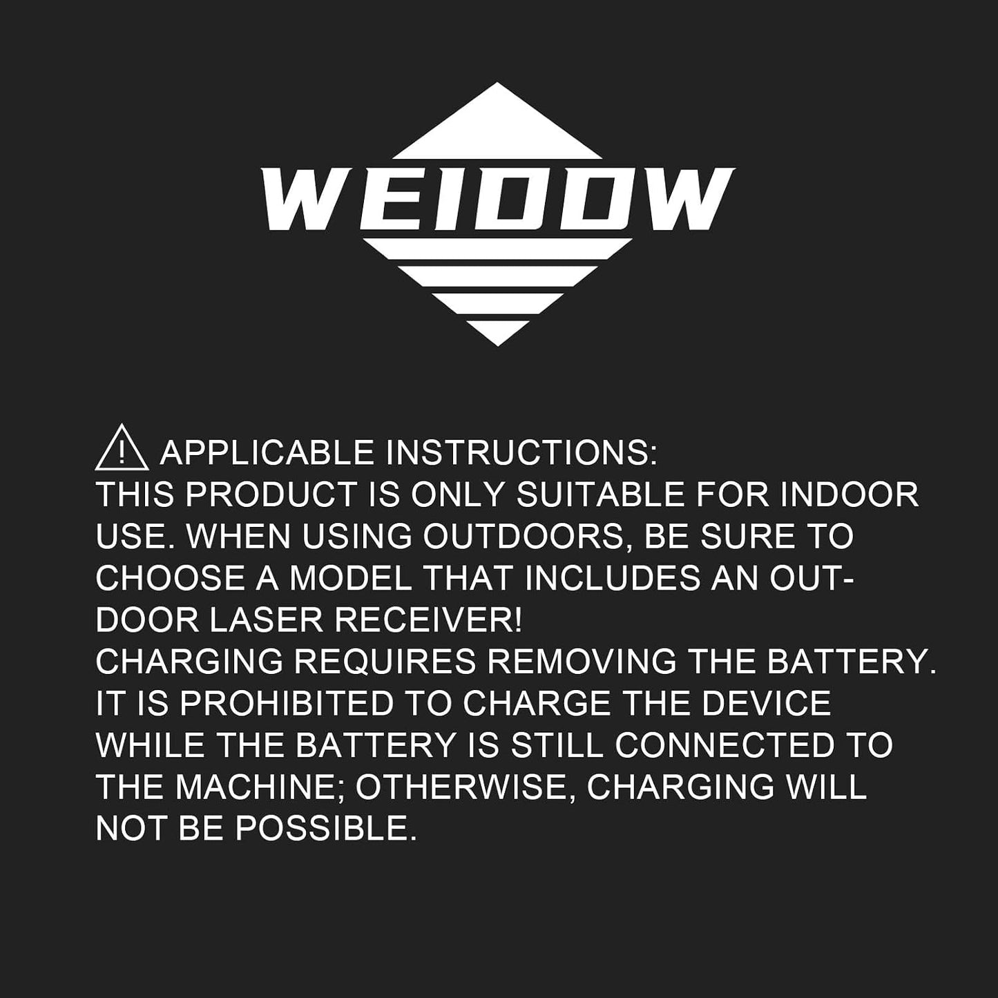 WEIDDW Laser Level 360° Green Cross Line Self Leveling Laser Measuring Tool