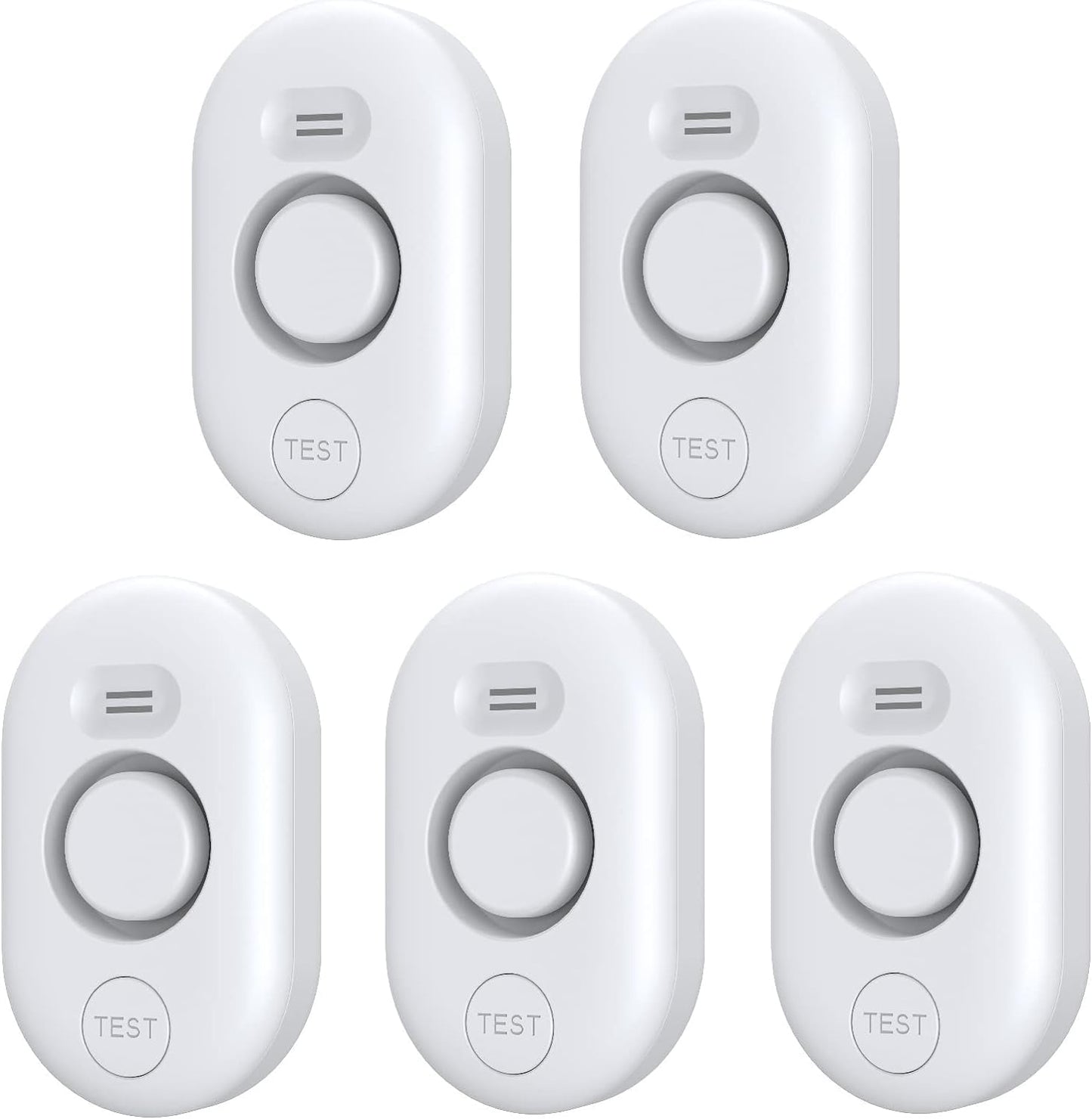 5 Pack Water Leak Detectors for Home, 100dB Water Sensor Alarm for Basement | Flood Leakage Detection Devices for Pipe/Drain/Sink/Faucet Drip Alert,Floor Flooding in Bathroom/Kitchen/Toilet/Laundry Room