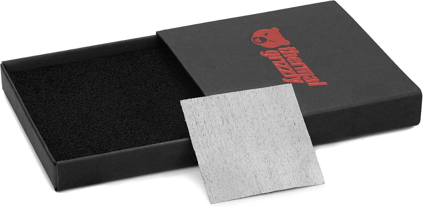 Thermal Grizzly KryoSheet (33x33x0.2mm) – Ultra High Thermal Conductivity Graphene Thermal Pad – Perfect Alternative for Thermal Paste on CPU/GPU/PS4/PS5/Xbox – Made in Sweden