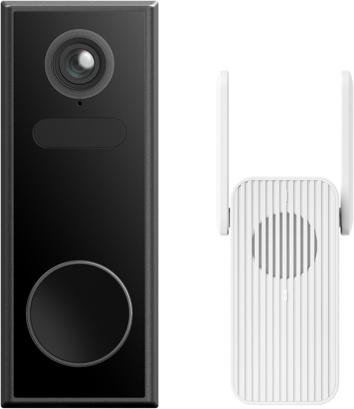 Luna Video Doorbell Camera, 4MP 180° Wide View, Dual-Band WiFi & Chime