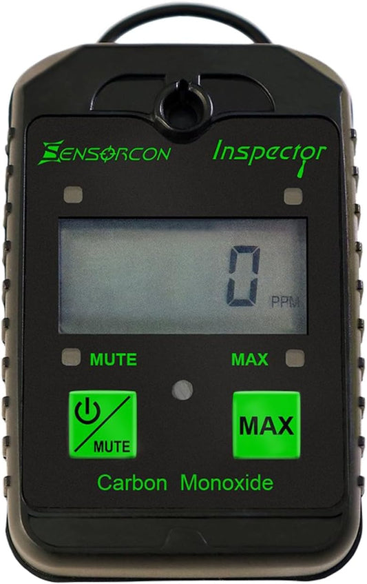 Inspector CO Monitor | ETL Intrinsically Safe Portable Gas Monitor | UL 913 | Industrial and Scientific | HVAC, Utility and Safety | Industrial Model