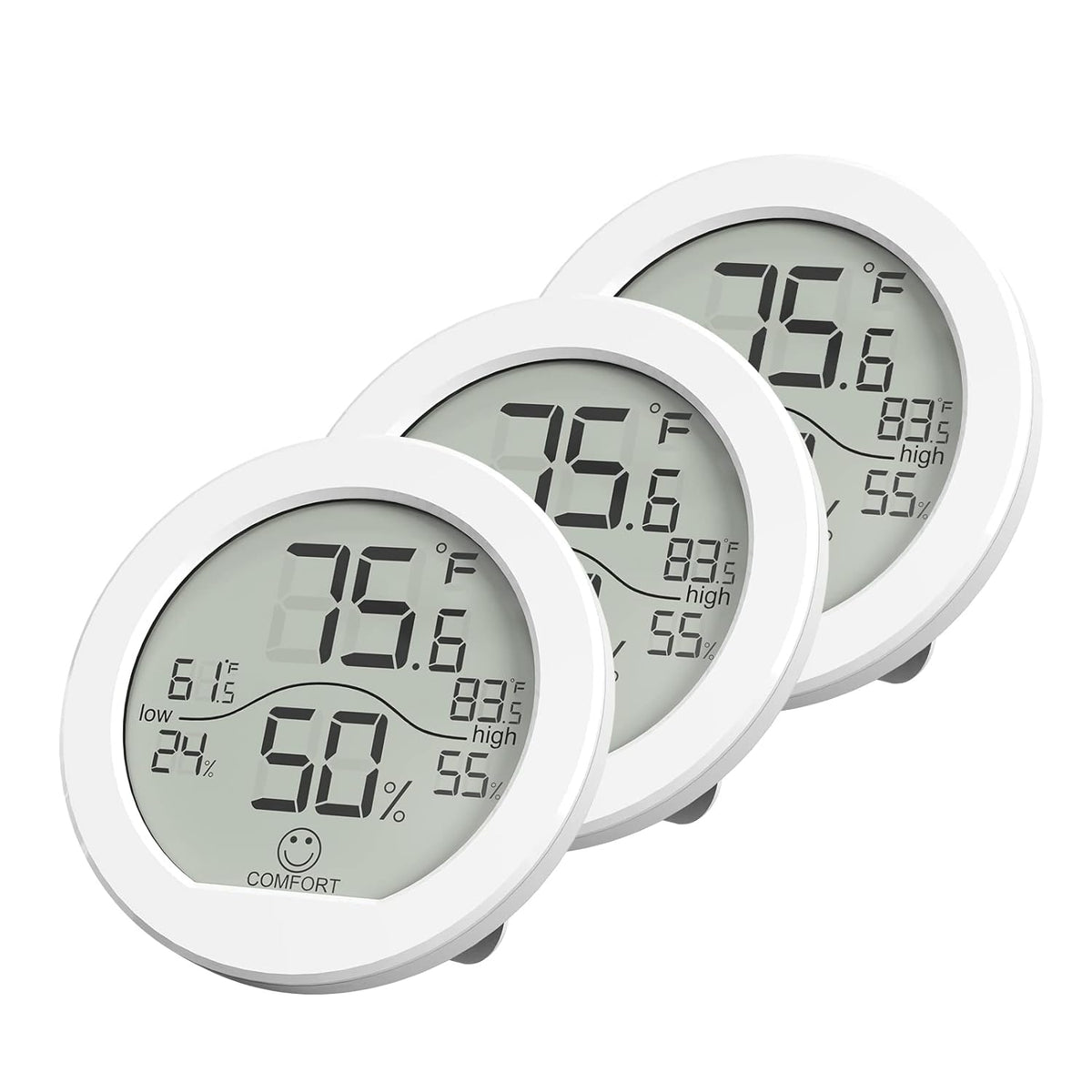 Indoor Digital Hygrometer Thermometer for Room Temperature Humidity Meter