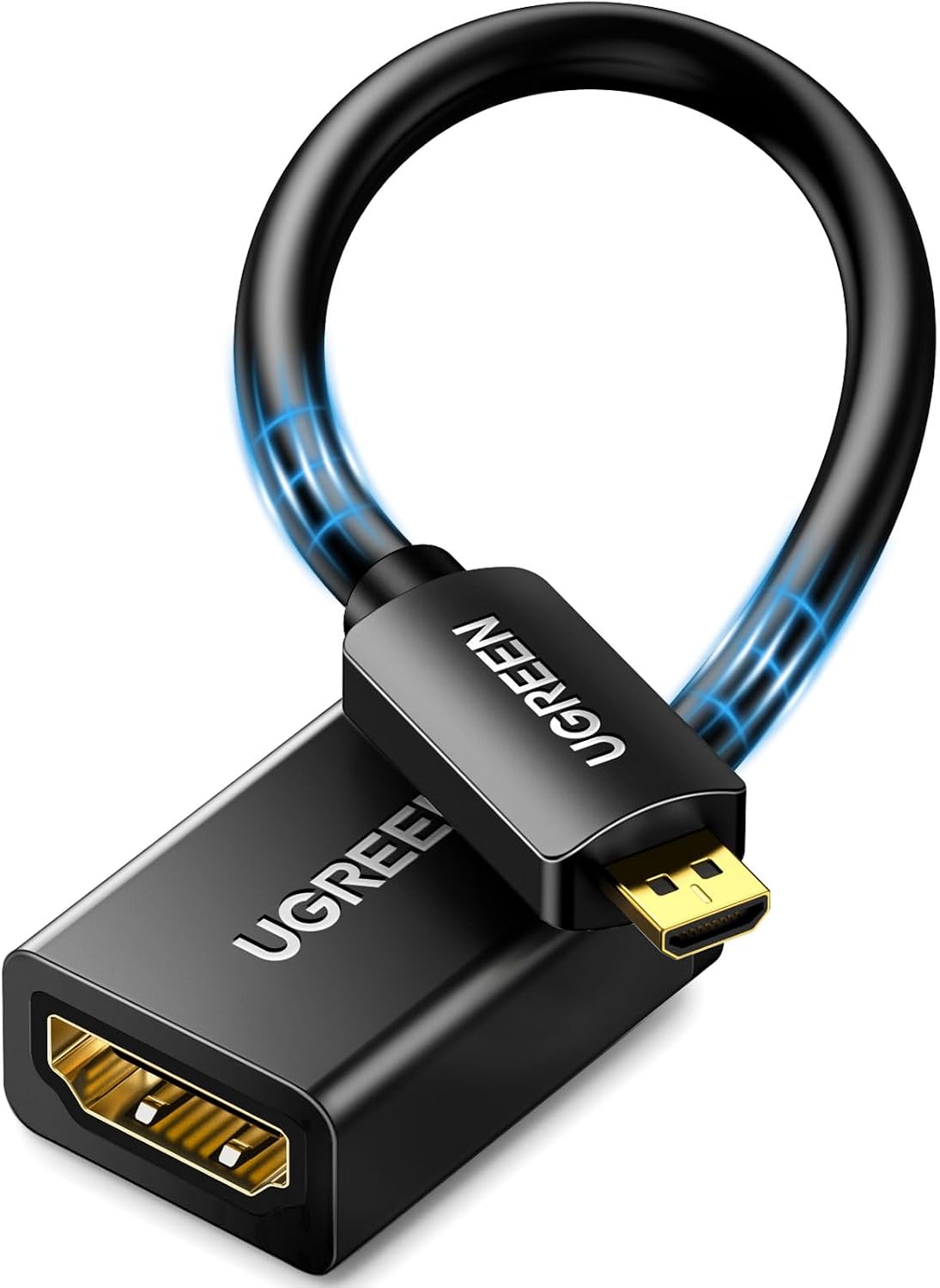 UGREEN 2K@30Hz Video Capture Card USB 3.0 for Gaming Bundle with Micro HDMI to HDMI Cable for Camera