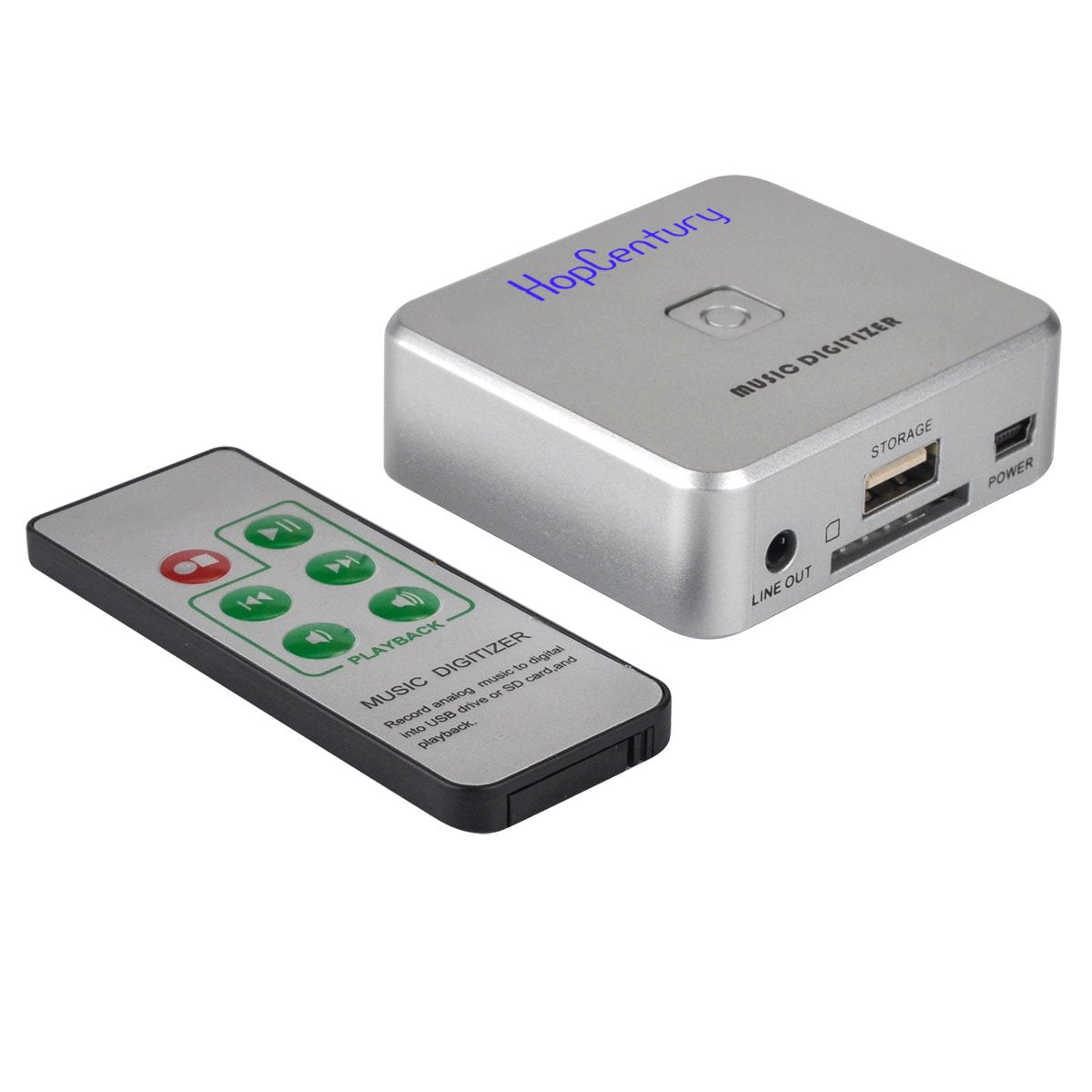 Music Digitizer CD Recorder for Music Audio Capture Device Cassette MP3 Recorder Converter with 3.5mm & RCA Line Input | Convert Cassette Tape, Vinyl Record, CD to MP3 without Computer, 3.5mm/RCA Line In, Save Retro Memories to USB Drive SD Card