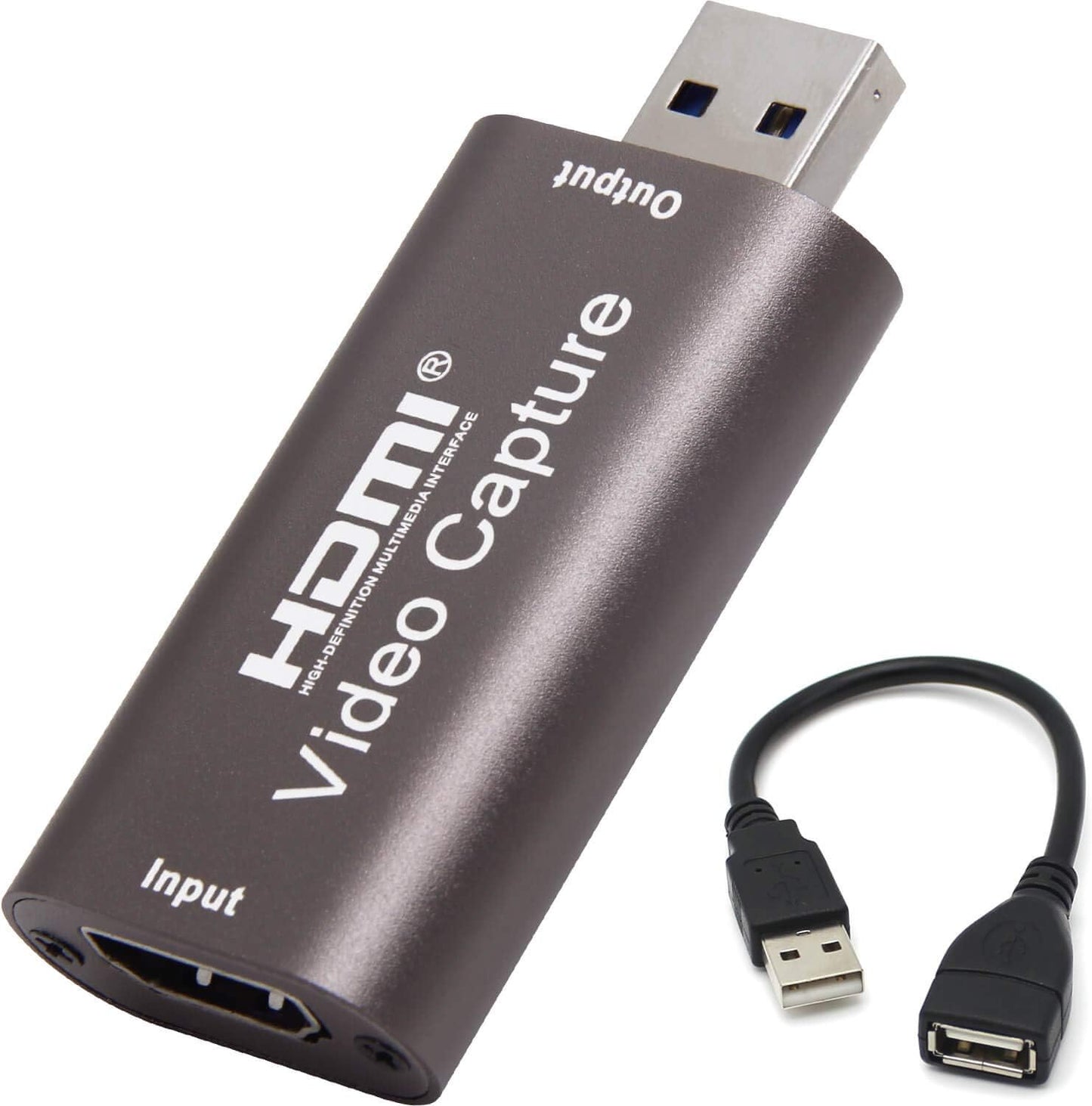 BlueAVS 4K HDMI to USB Capture Card, 1080P@60Hz, Live Streaming & Recording | Plug and Play HDMI Capture for DSLR, Camcorder and Action Cam, Ideal for OBS, Zoom, Live Streaming and Video Calls