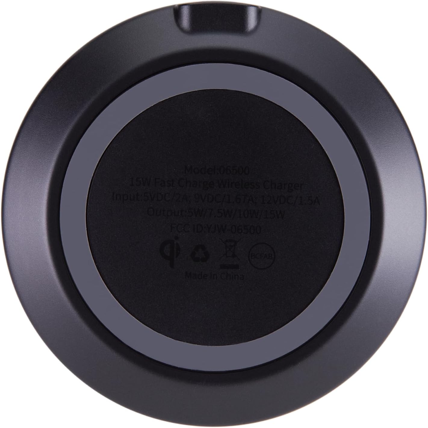 AT&T 15W Qi Wireless Charging Pad – Case-Friendly USB-C Fast Charging Station for iPhone 17/16/15/14, AirPods, Samsung Galaxy S25/S24, Pixel, and All Qi-Compatible Devices – Black