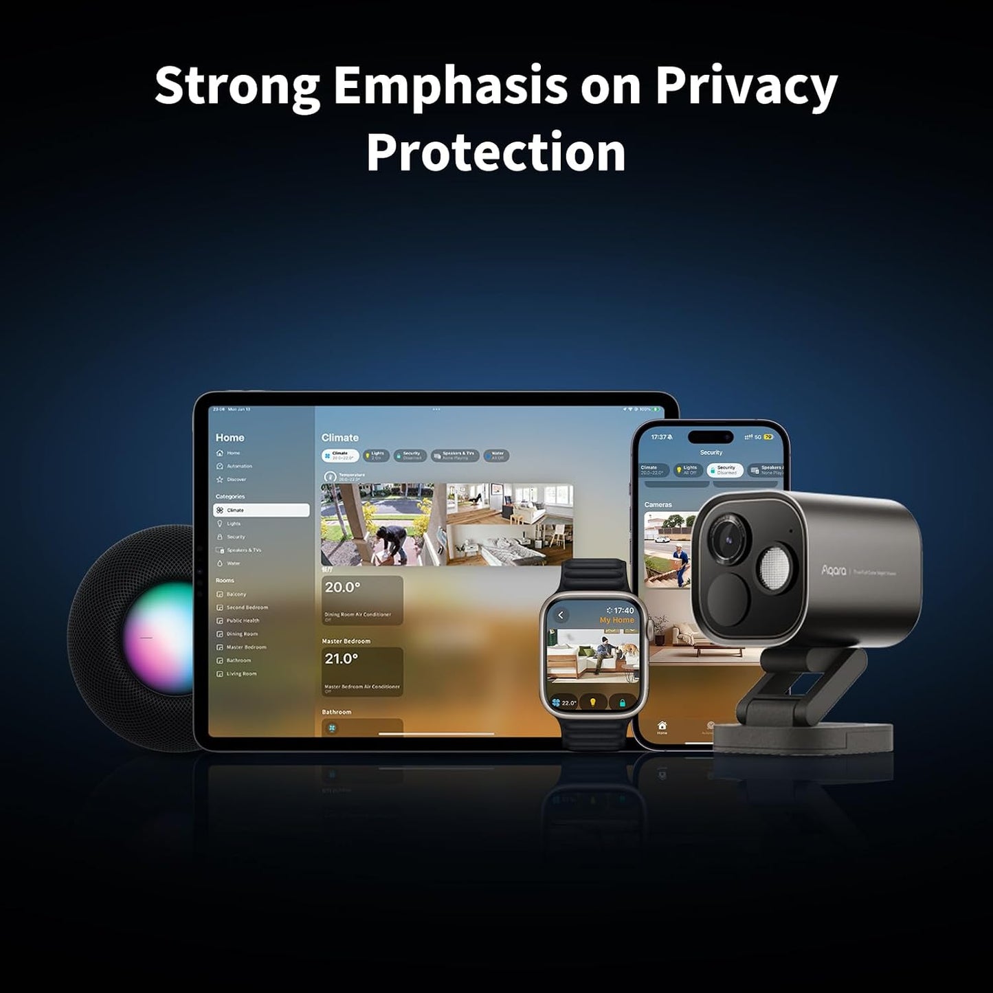Aqara 4MP Camera Hub G5 Pro WiFi, True Color Night Vision Security Camera | 2.4/5Ghz WiFi, HomeKit Secure Video, Thread Border Router, Local Detection,Thread/Zigbee, Supports Alexa,Google Home, Outdoor