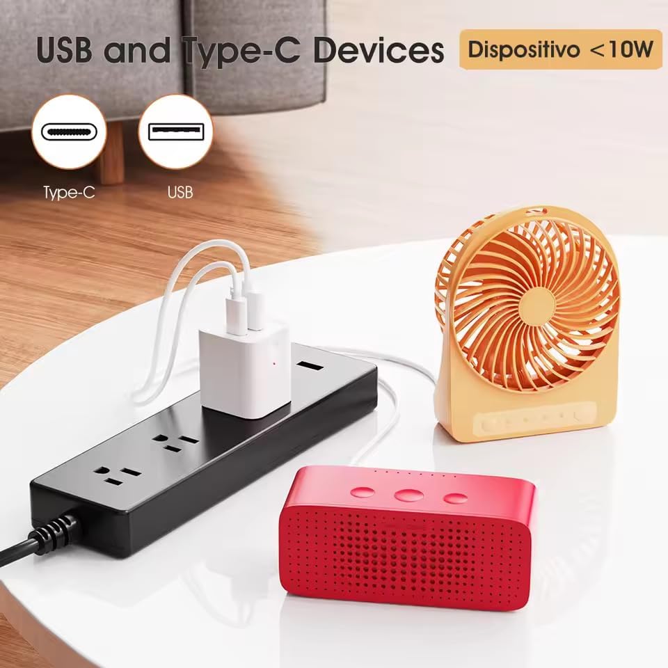 WiFi Smart USB Adapter, Mini Remote Control Switch with Tuya App, DC 5-12V Power Control, Compatible with Alexa and Google Home, White