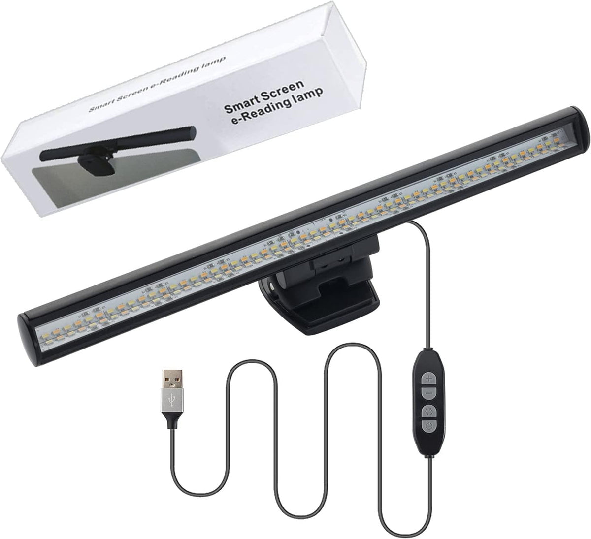 Laptop Monitor Light Bar Reading LED Laptop Keyboard 3 Color Temperature Modes USB Light LED Computer Monitor Light with USB Powered for Work and Office Eye Health Care Portable for Travel