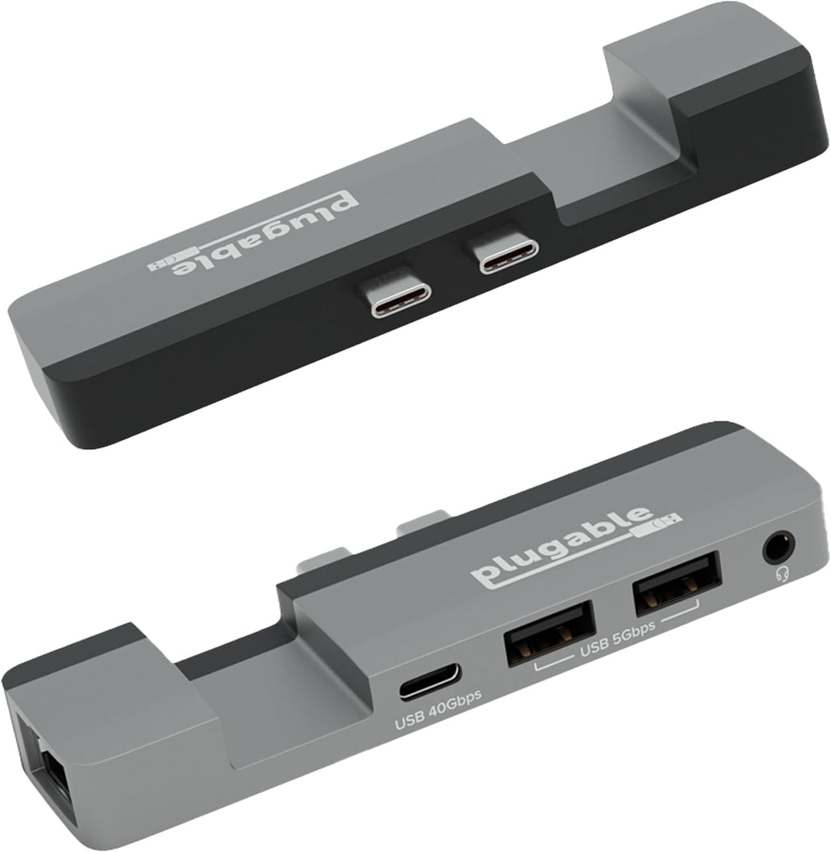 Plugable 5-in-1 USB C Hub for MacBook Pro & Air M1/M2/M3/M4/M5