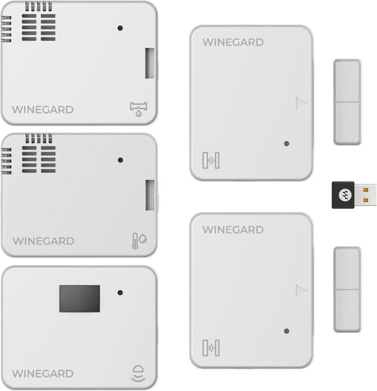 Winegard HS‑K001 RV Halo Sensor Pack – Contact, Temp, Humidity, Water, PIR Motion Sensors - Bluetooth Dongle - Multi‑Sensor Kit for RV Halo Smart System