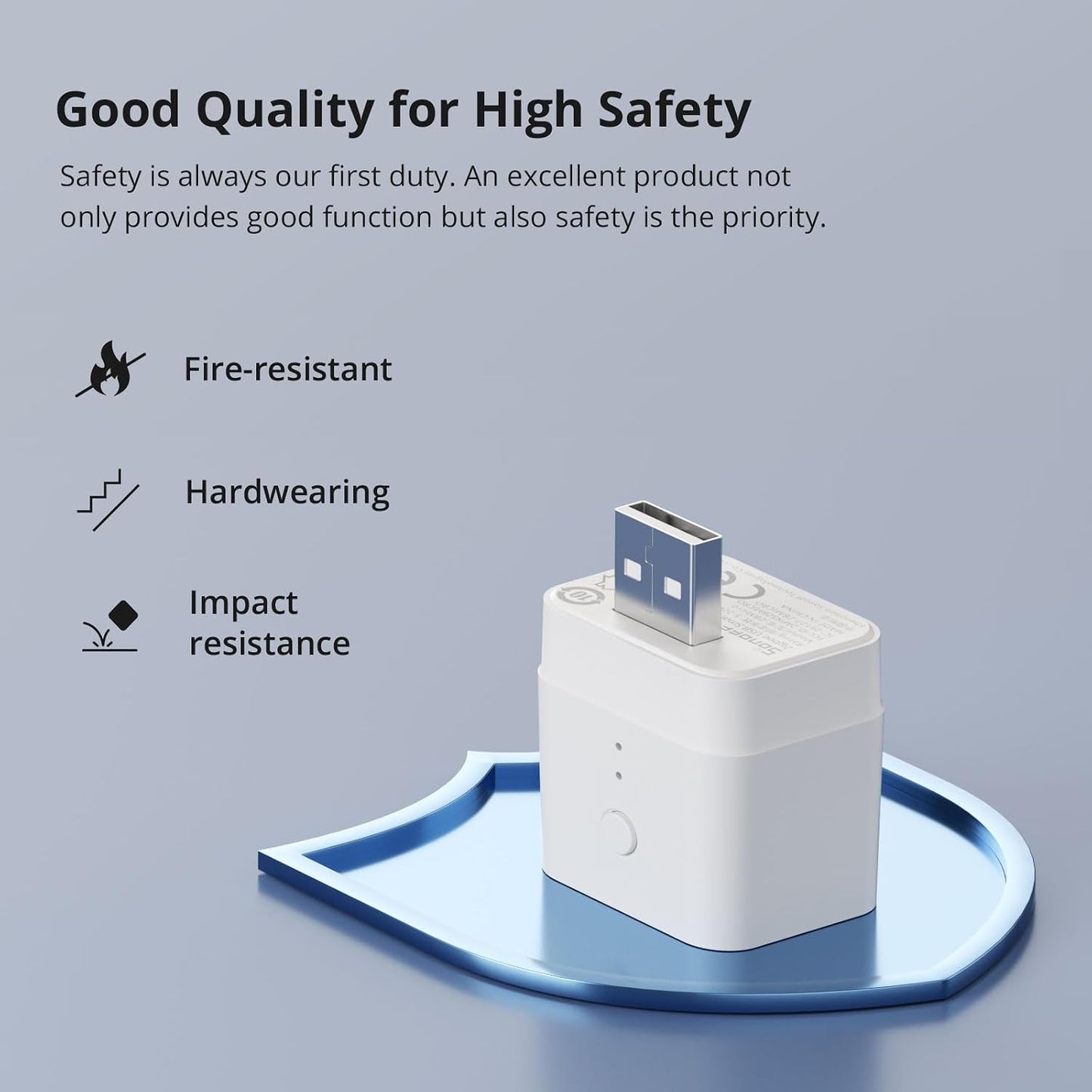 SONOFF Zigbee Smart USB Outlet, 5-22V DC Outlet Timer Smart Switch, Smart Home Devices Compatible with Alexa and Google Home, Zigbee Switch Wireless Support Fast Charging, USB 2.0 ZBMicro (1)
