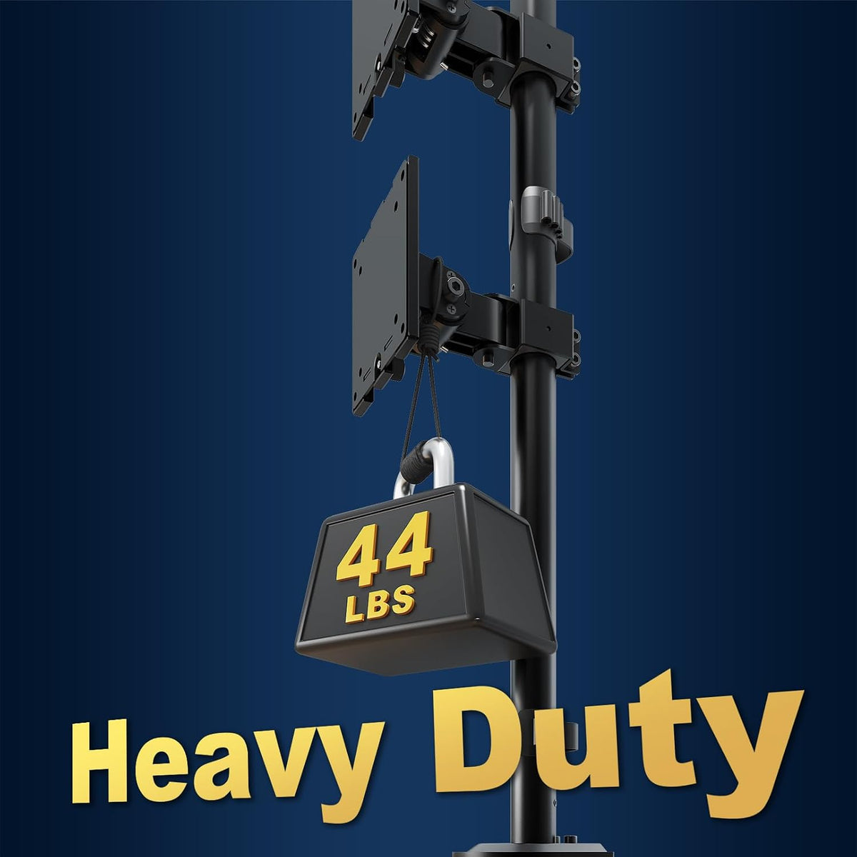 Dual Ultrawide Monitor Mount for 17-49'' Screens
