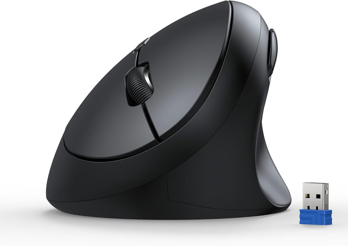 TECKNET Ergonomic Wireless Mouse 2.4G Vertical Mouse Silent 4800 DPI