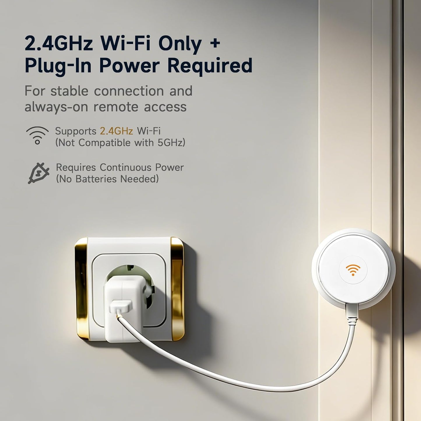 WeHere Wi-Fi Bridge (W100) & Door Sensor for WeHere Smart Lockboxes, Door Sensor for Business