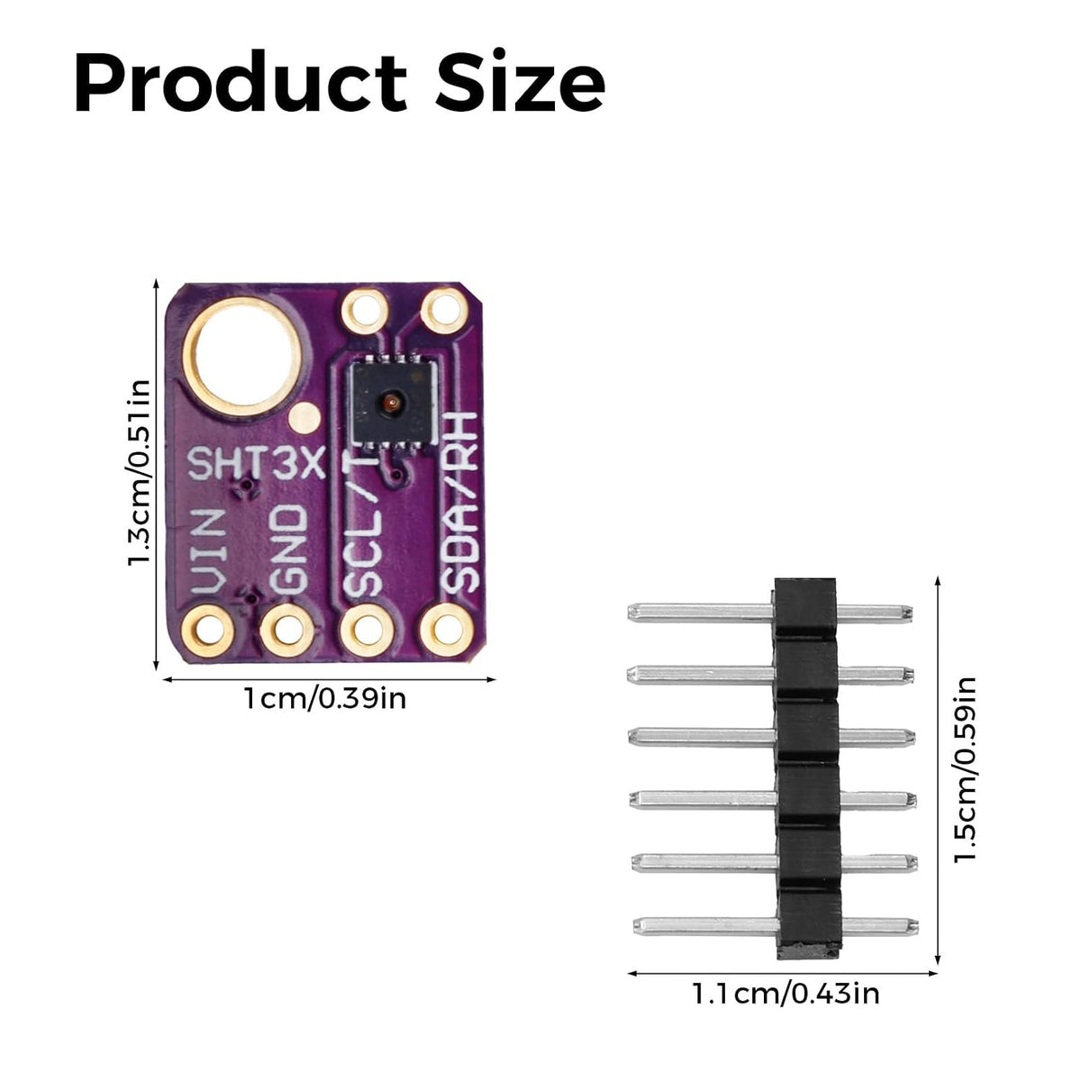 3pcs SHT31-D SHT31 Temperature Humidity Sensor Module