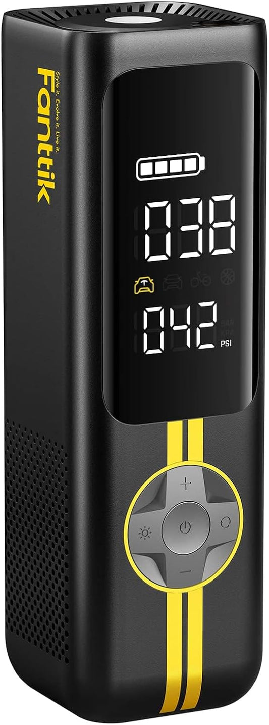 Fanttik X8 APEX EV Tire Inflator Portable Air Pump, 2X Faster Inflation | 150PSI Cordless Air Compressor with Powerful Battery, Handed Inflator for Electric Cars, Cars, Motorcycles, Bikes, Balls