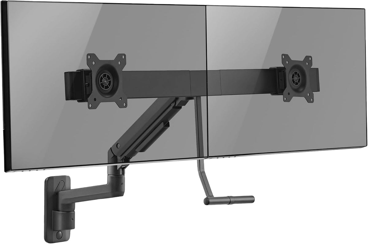 Mount-It! Proflex Dual Monitor Wall Mount with Crossbar