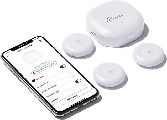 Water Leak Detector 3 Pack & Smart Hub for Home, | Wireless 2.4GHz WiFi & Zigbee, Mini Water Alarm Leak Detector, Audible Alarm APP Notification, Water Sensor IP66 Waterproof