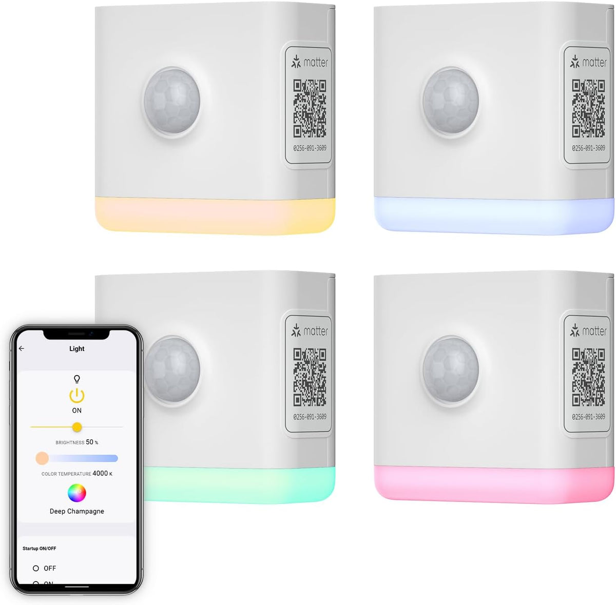 THIRDREALITY Smart Color Night Light, Matter Over WiFi, 3-1 Multi-Functionality, Work with SmartThings, Google Home, Apple Home, Alexa