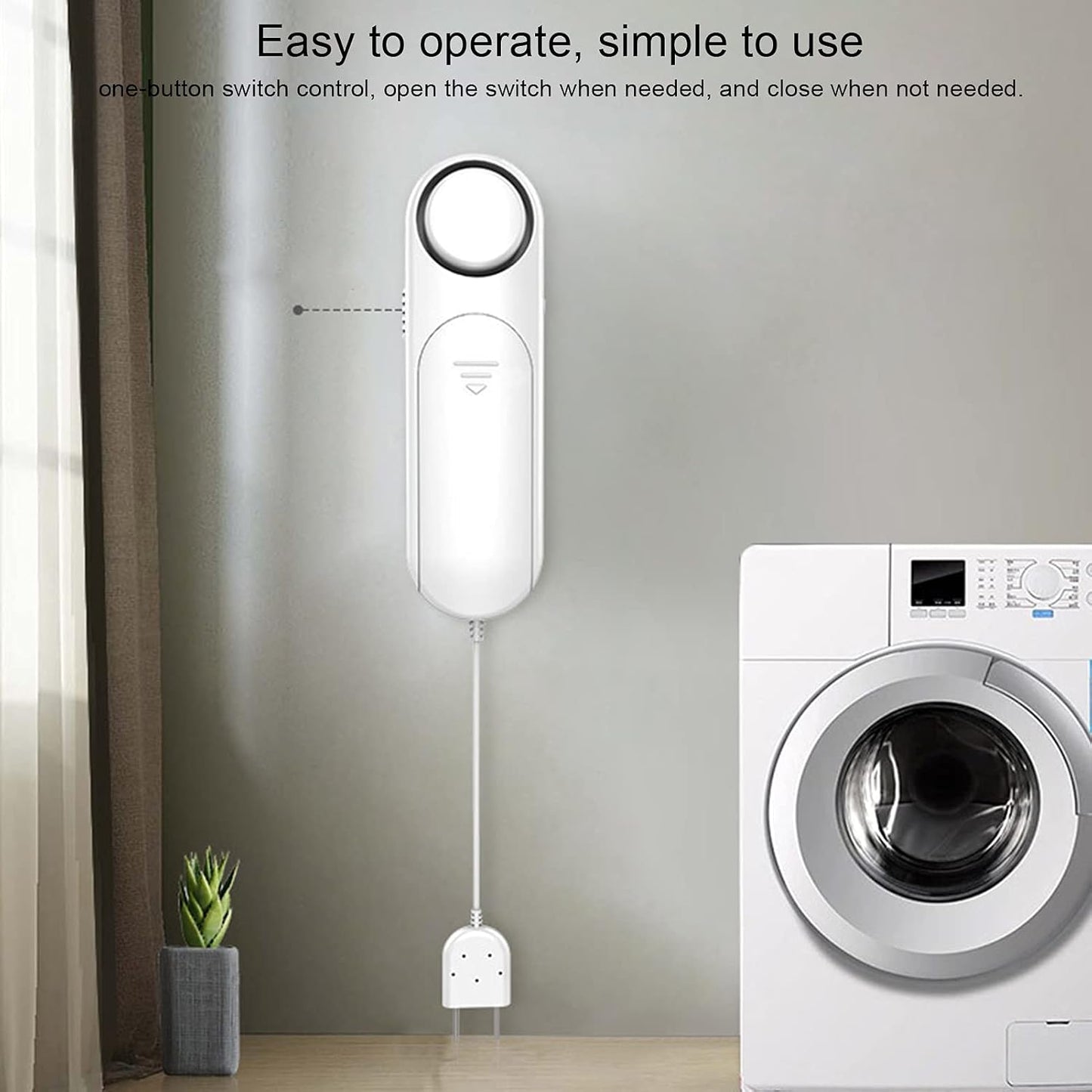 Water Leakage Detector, 120 dB Sensitive Leak and Drip Alert Overflow Flood Level Leaks Alarm Sensor for Home Kitchen Bathroom