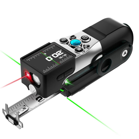 MiLESEEY XTAPE1 Digital Laser Tape Measure for Pro & DIY Use | ±1mm Accuracy, Auto-Lock Tape, Green Aligning Laser, Replaceable Module, P2P Measurement, Real-Time Data Sync, Gift Pick