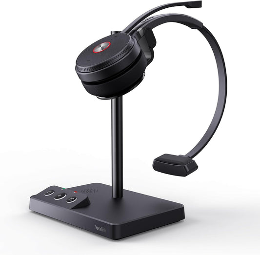 Yealink WH62 Mono UC DECT Wireless Headset for IP Phone PC, Zoom Certified