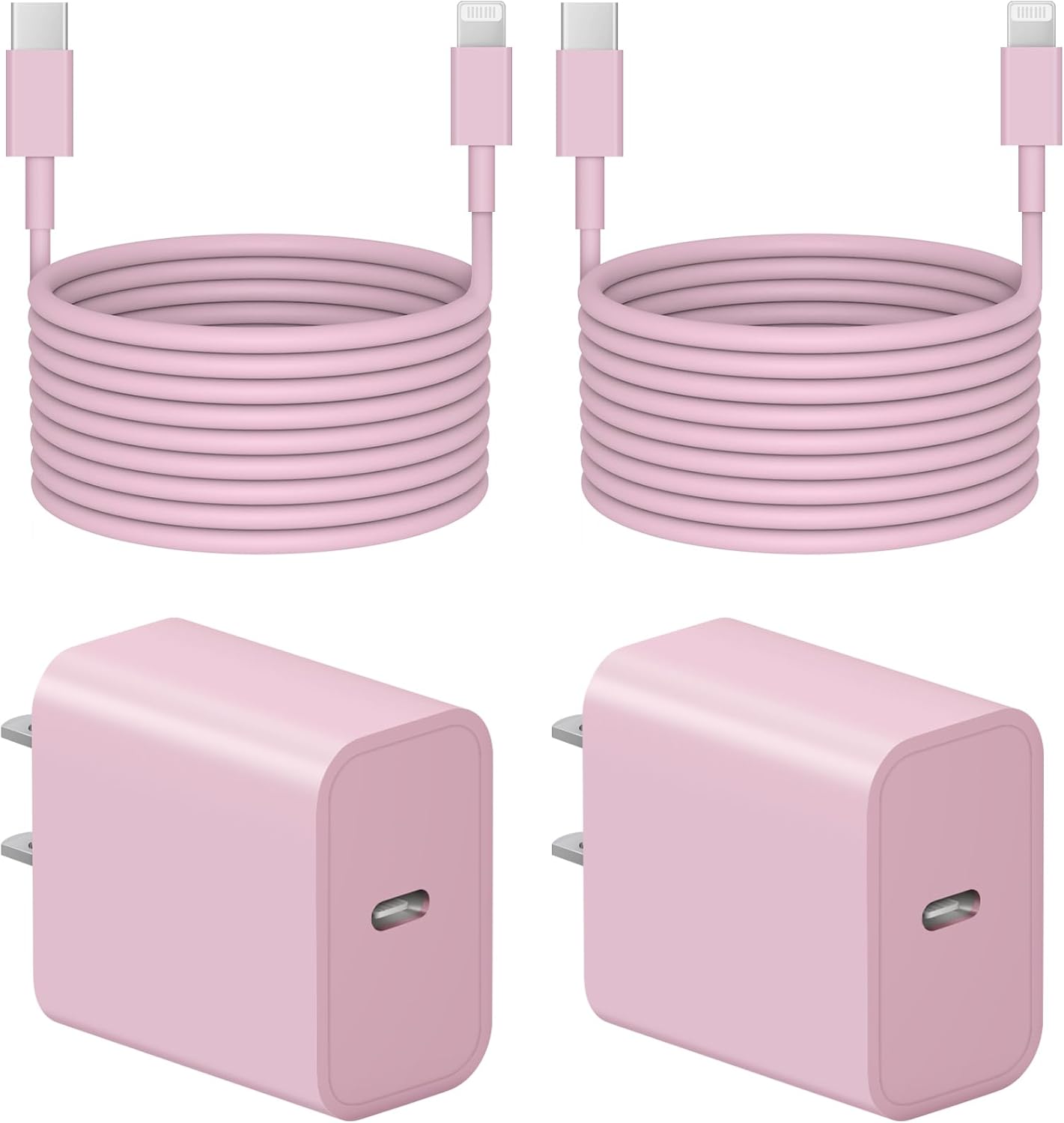 Extra Long 10FT iPhone 14 13 12 Charger Fast Charging 2-Pack | 20W Super Fast Charger with Long Fast Charging Cable for iPhone 14/13/12/11 Pro Max,14 Plus,Mini,Pro/XS/SE/XR/iPad