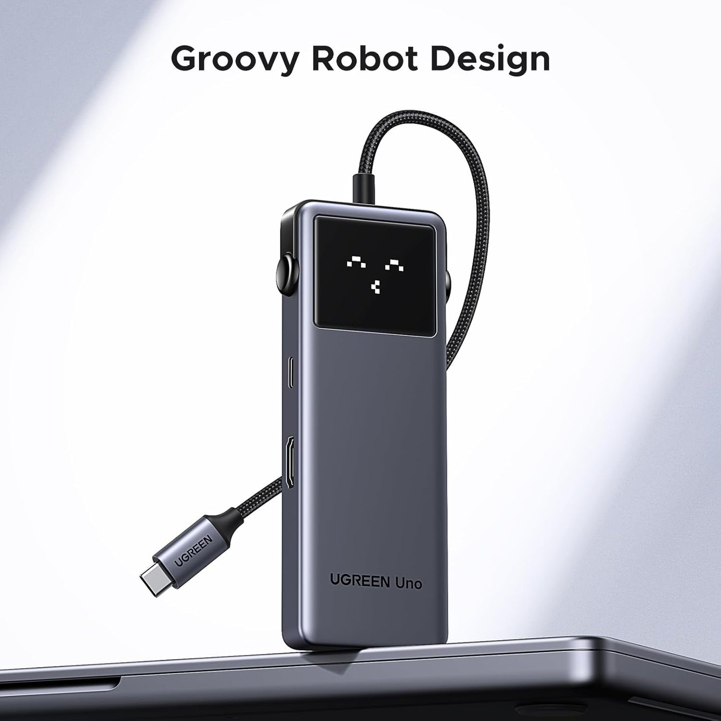 UGREEN Uno 6 in 1 USB-C Hub with 10Gbps USB-C & USB-A Data Ports 4K@60Hz HDMI for MacBook Neo/Pro/Air, iPad Pro, Surface, XPS, Thinkpad and More.