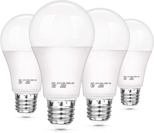 Dusk to Dawn Light Sensor Bulbs, A19 12W(100 Watt Equivalent) LED Bulbs