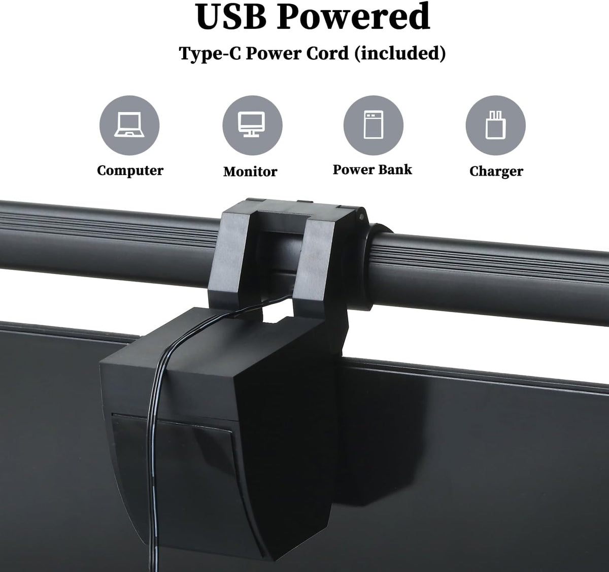 CATPOWER Computer Monitor Light Bar, LED Screen Light