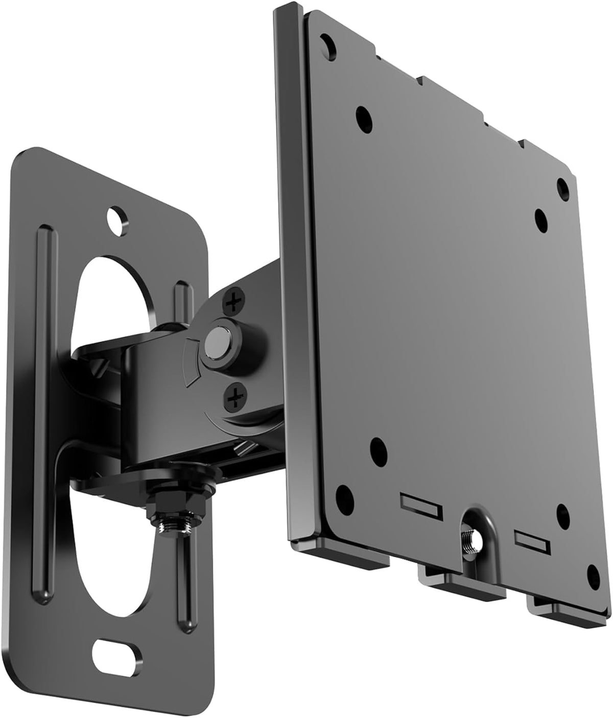 Monitor Wall Mount for 17–49 Inch inch Flat/Curved Ultrawide Screens | Heavy Duty Up to 44 lbs,Full Motion,Quick-Release VESA Plate,VESA 75/100 mm,Black