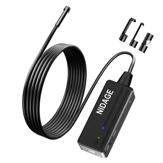 5.5mm Endoscope,1080P HD Borescope Inspection Camera with Light | Snake Camera for iPhone & Android, 5FT Flexible Cable, IP67 Waterproof, for Automotive HVAC Mechanic, Tools for Men