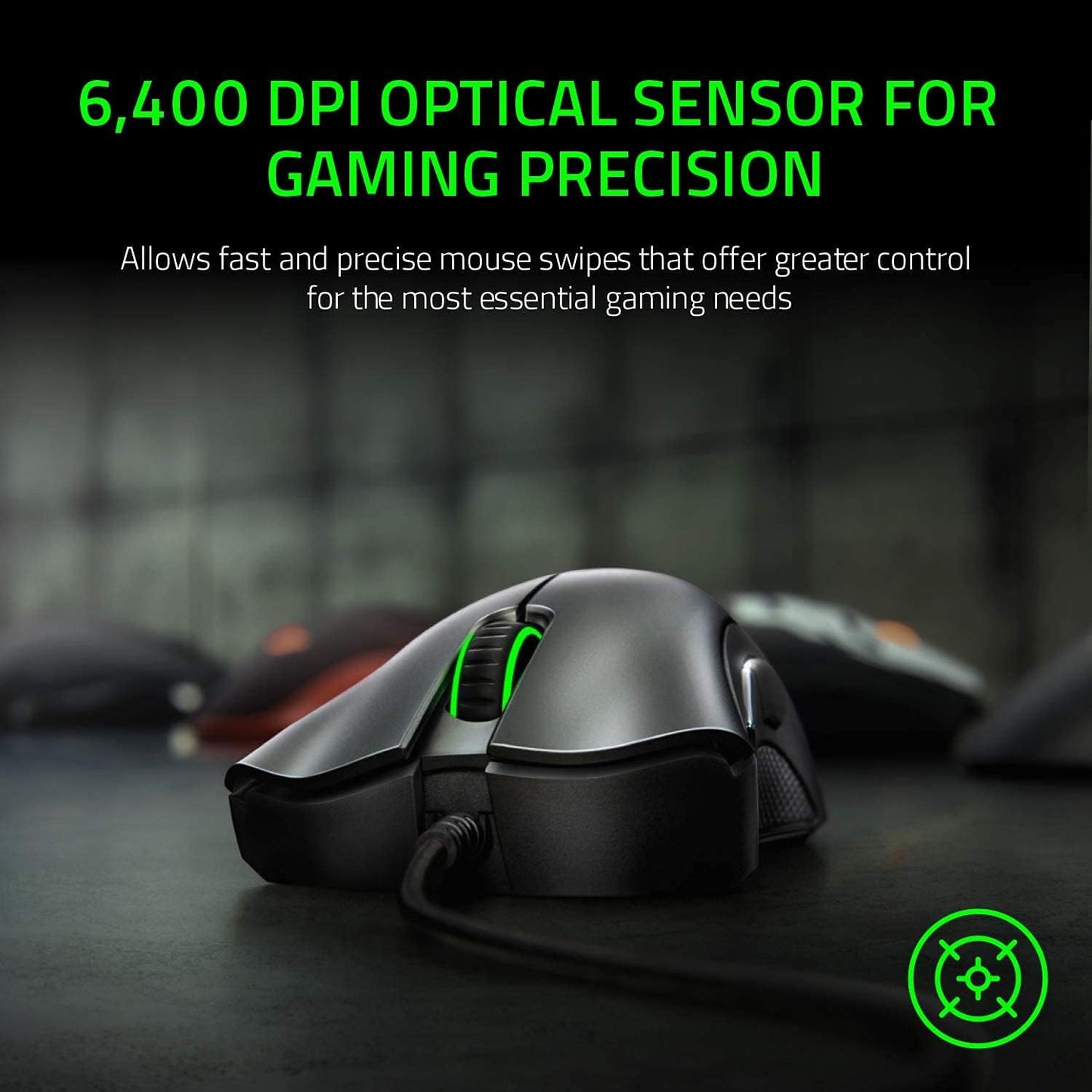 Razer Deathadder Essential - Optical Esports Gaming Mouse- 6400 Adjustible DPI (Renewed)