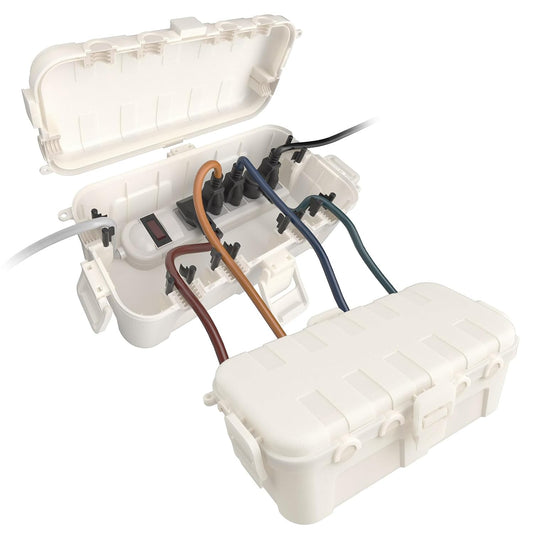 [2 Pack] Flemoon Medium IP54 Waterproof Outdoor Electrical Box
