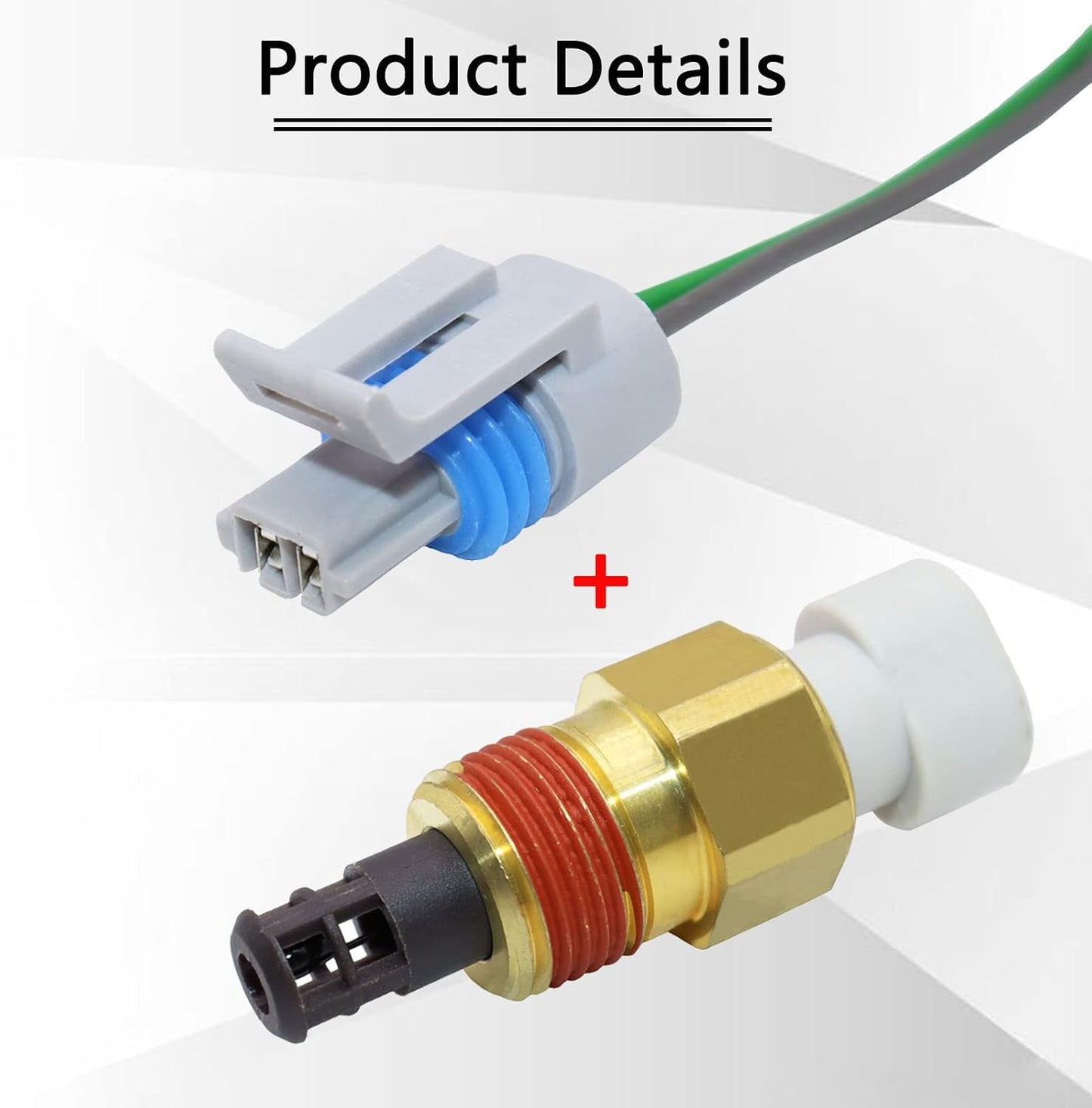 Intake Air Temperature Sensor IAT/MAT/ACT Kit for GM 25036751 | 25037225 25037334 Buick Cadillac Chevrolet GMC Pontiac Oldsmobile