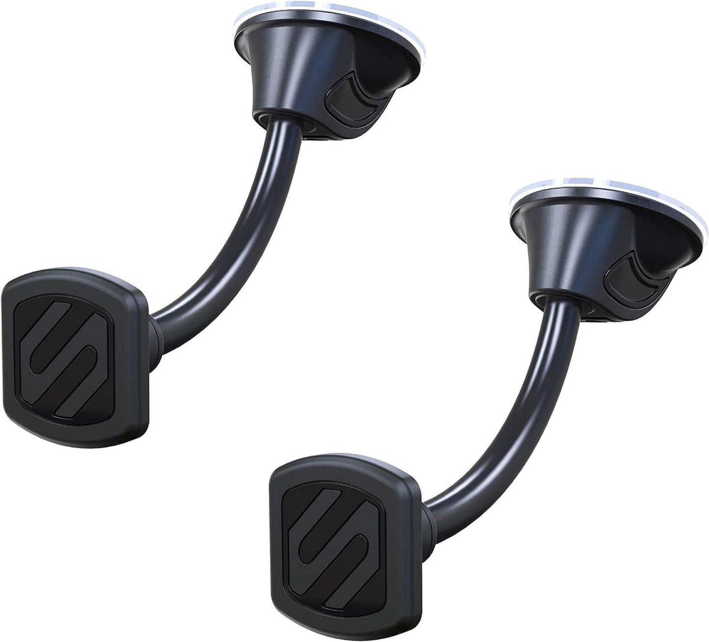Scosche Magnetic Phone Holder for Car Dashboard with Extra Strong Magnet, Thick Metal Plate & 360° Rotation, Secure Cell Phone Car Mount for Large Phones Compatible with iPhone, Samsung, Not MagSafe