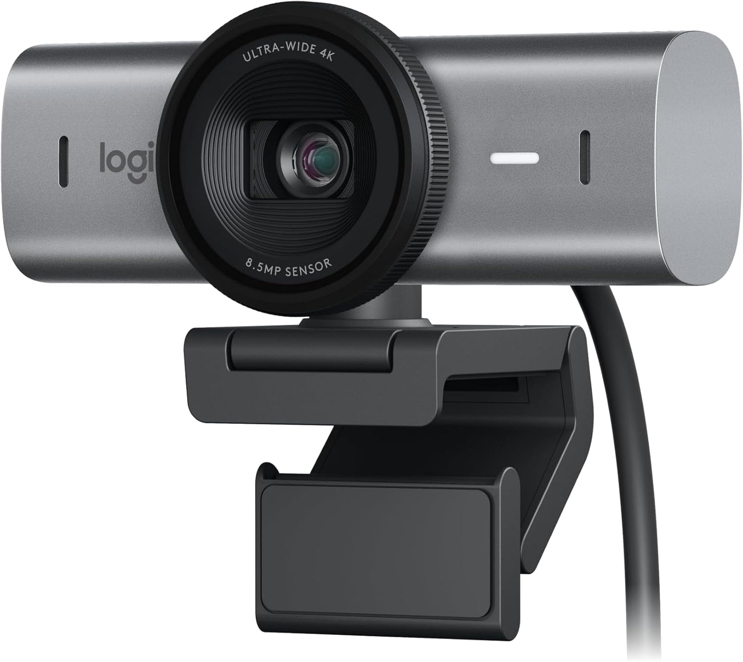 Logitech MX Brio Ultra HD 4K Webcam Collaboration and Streaming - Graphite | Ideal for collaboration and streaming, Show Mode, works with Microsoft Teams, Zoom, Google Meet, Nintendo Switch 2
