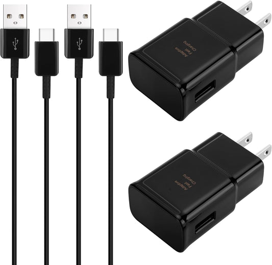 Phone Charger USB C Charger Fast Samsung Charger Type C Chargers Fast Charging Android Charger for Samsung Galaxy S26/S25/S24/S23/S22/S21/S20/S10/S10/S10E/S9/S8,Note 8 9 10 with 6.6Ft Cable Cord